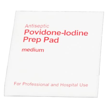 Oasis Antiseptic Povidone-Iodine Prep Pad, 100PK PVP-PAD